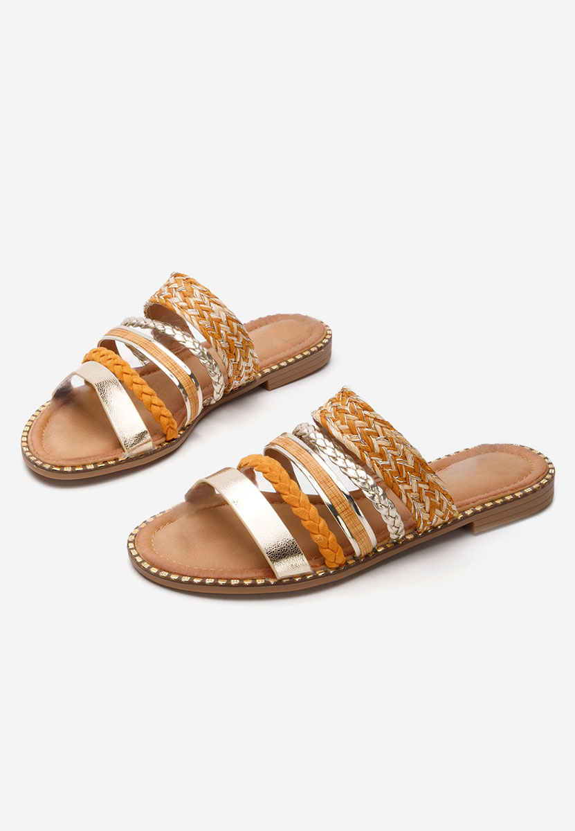 Papuci fara toc Jesenia camel