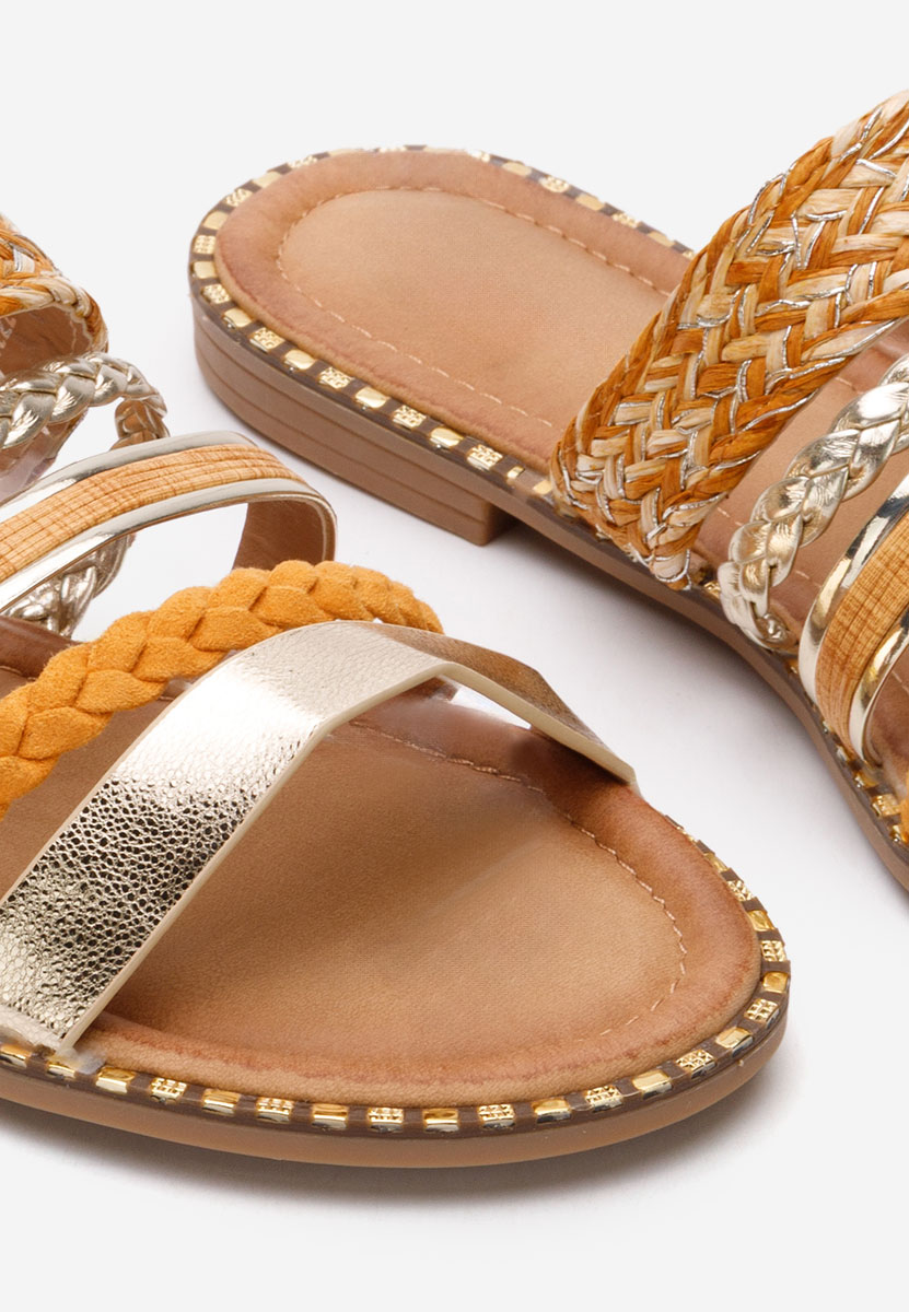 Papuci fara toc Jesenia camel