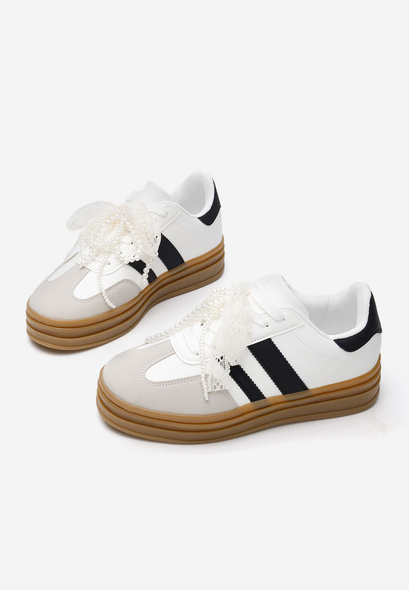 Sneakers dama Roxanne albi