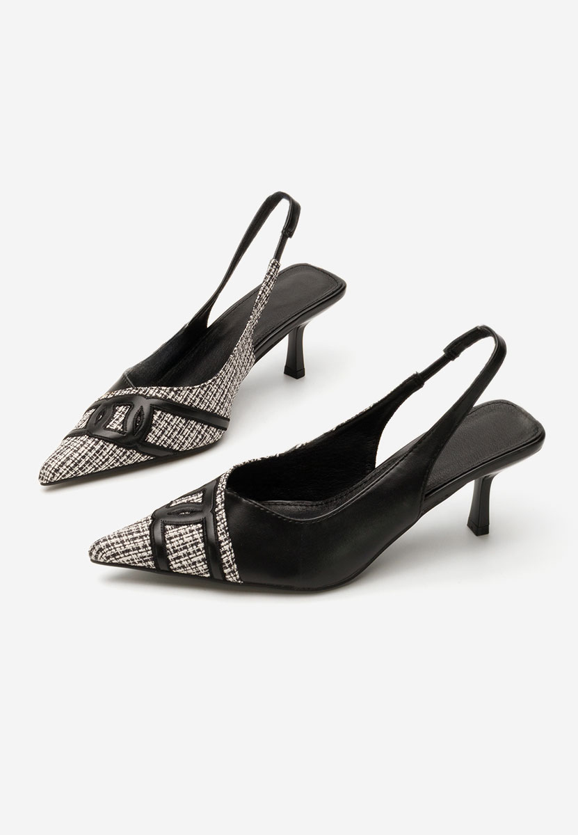 Pantofi slingback Vivyana negri