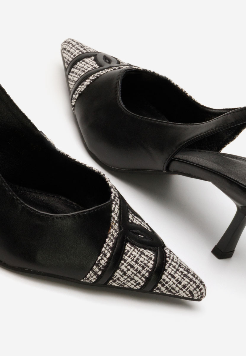Pantofi slingback Vivyana negri