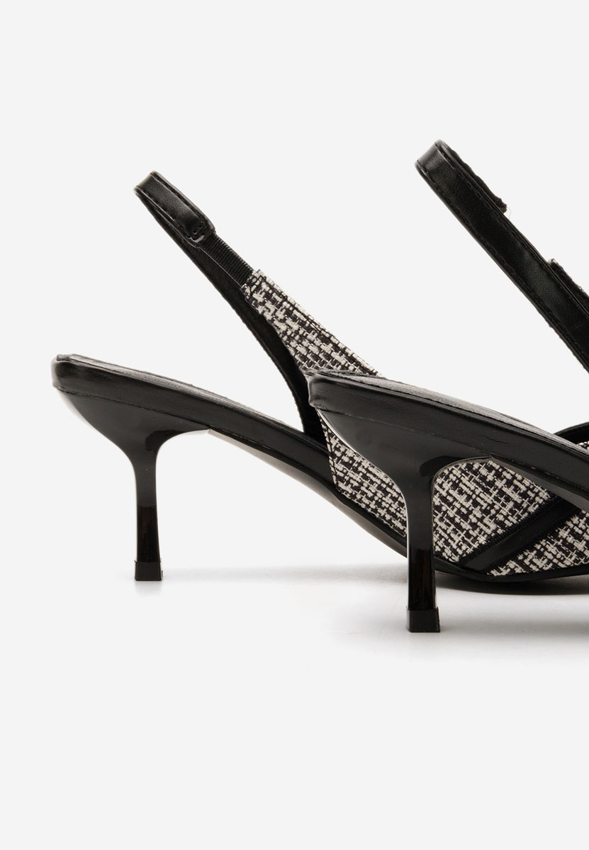 Pantofi slingback Vivyana negri