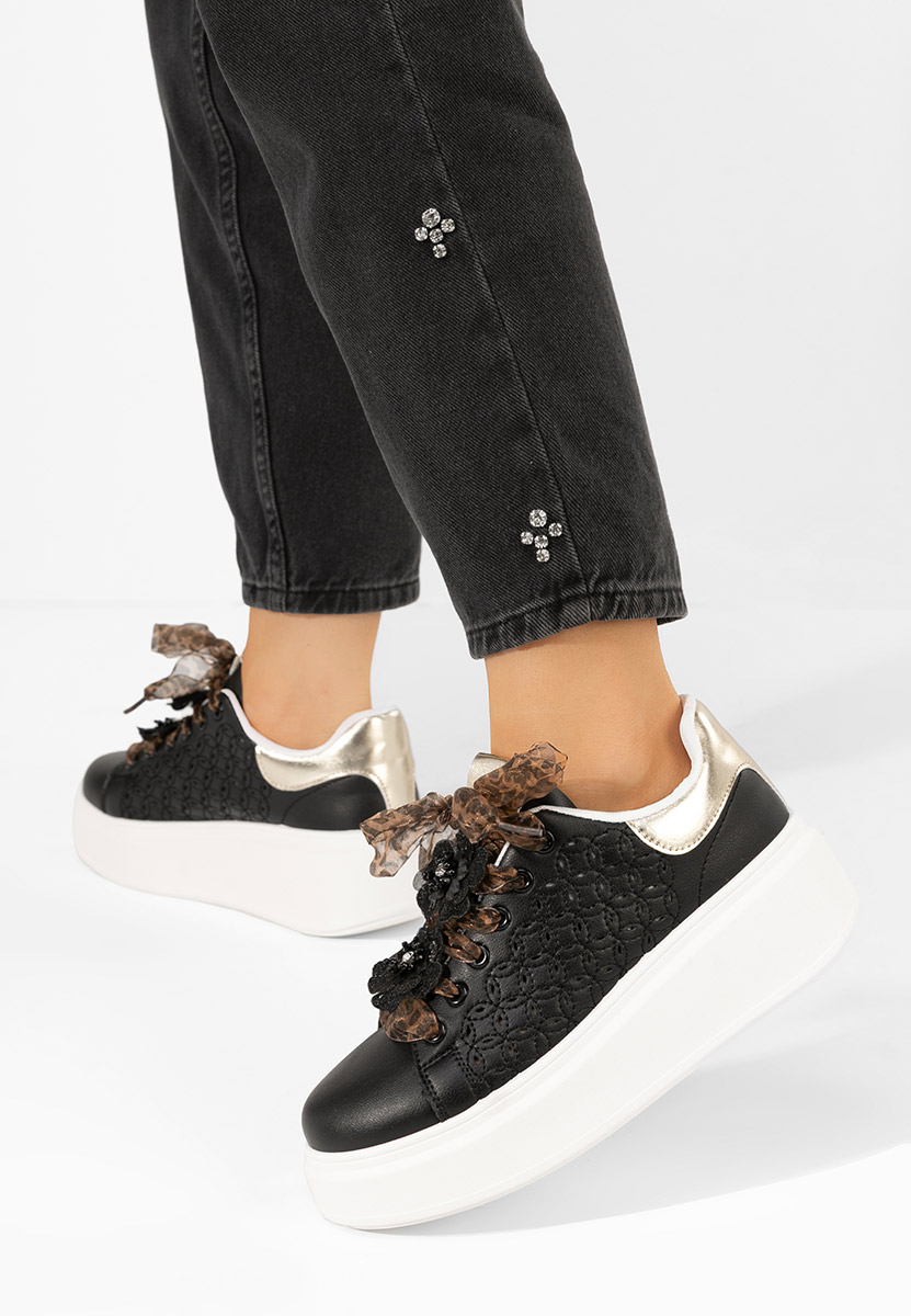 Sneakers cu platformă Lera negri