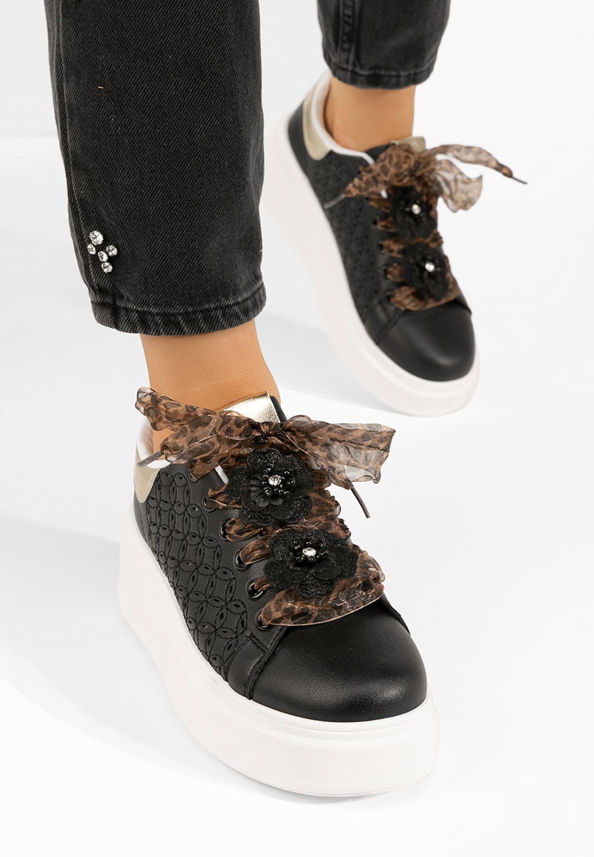 Sneakers cu platformă Lera negri