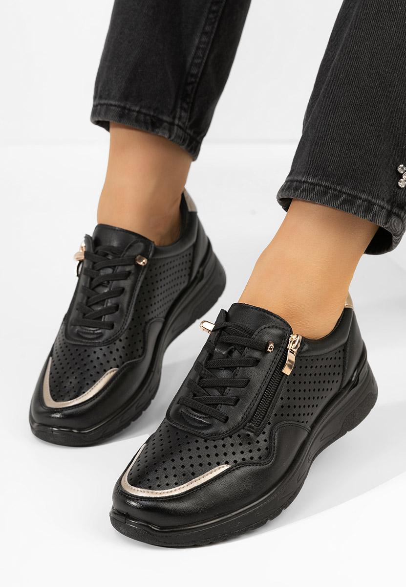 Sneakers dama Vernisa negri