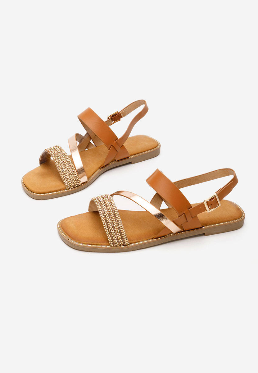 Sandale fara toc Birgit champagne