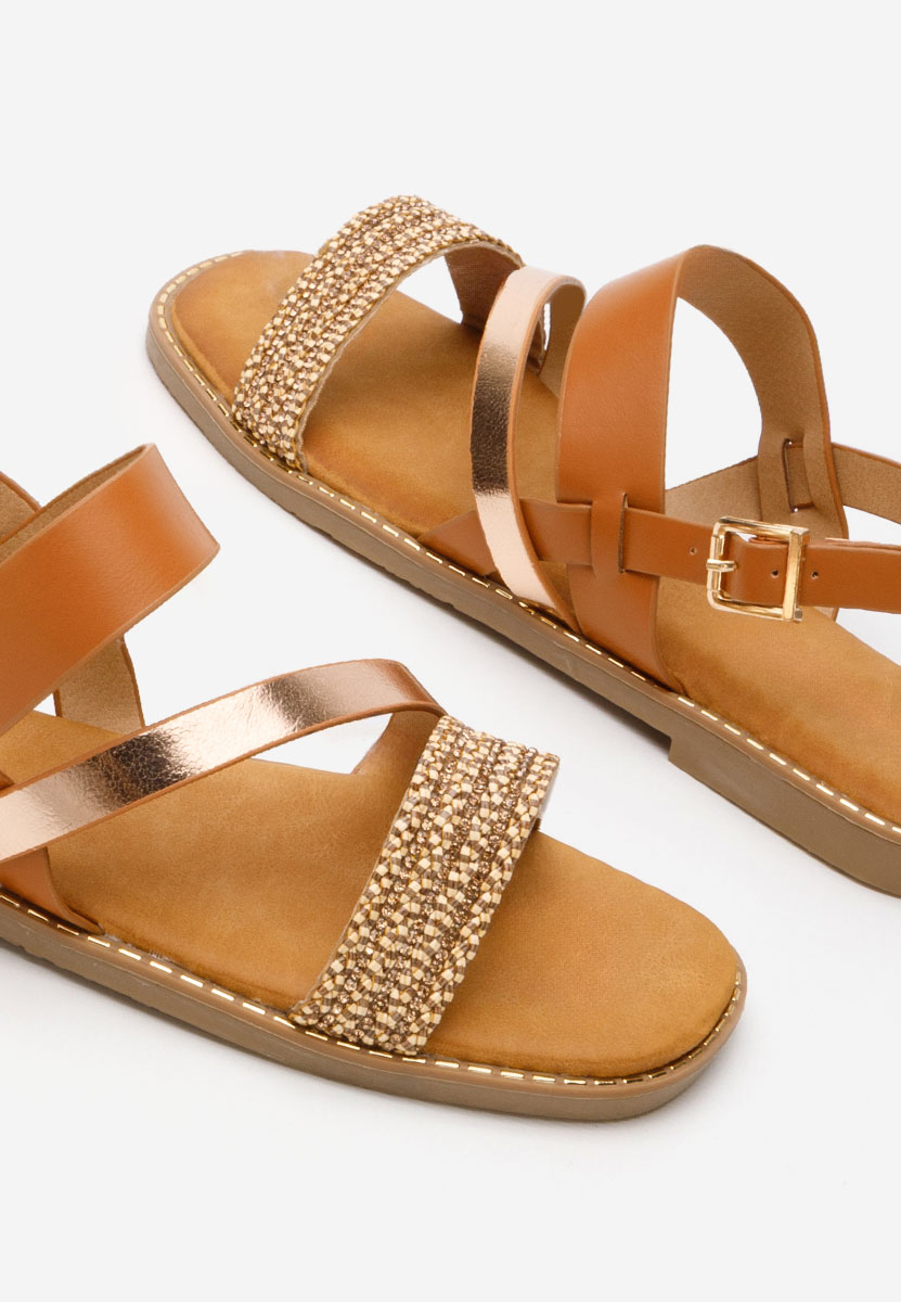 Sandale fara toc Birgit champagne