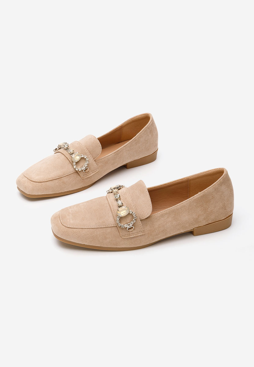 Mocasini dama eleganti V2 Venea bej