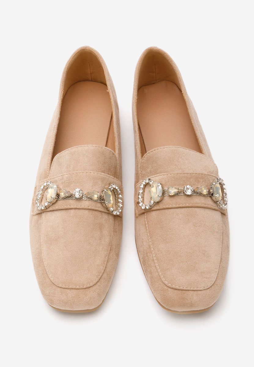 Mocasini dama eleganti V2 Venea bej
