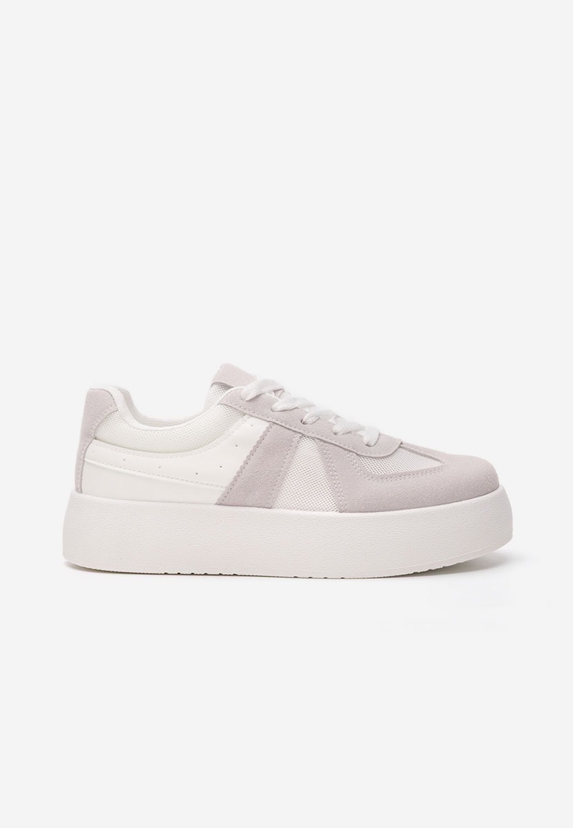 Sneakers cu platforma Fyonna albi