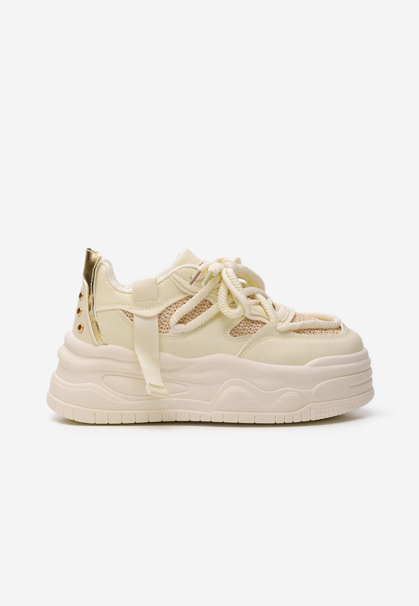 Sneakers cu platformă Shirleen bej Sneakers cu platformă Shirleen bej
