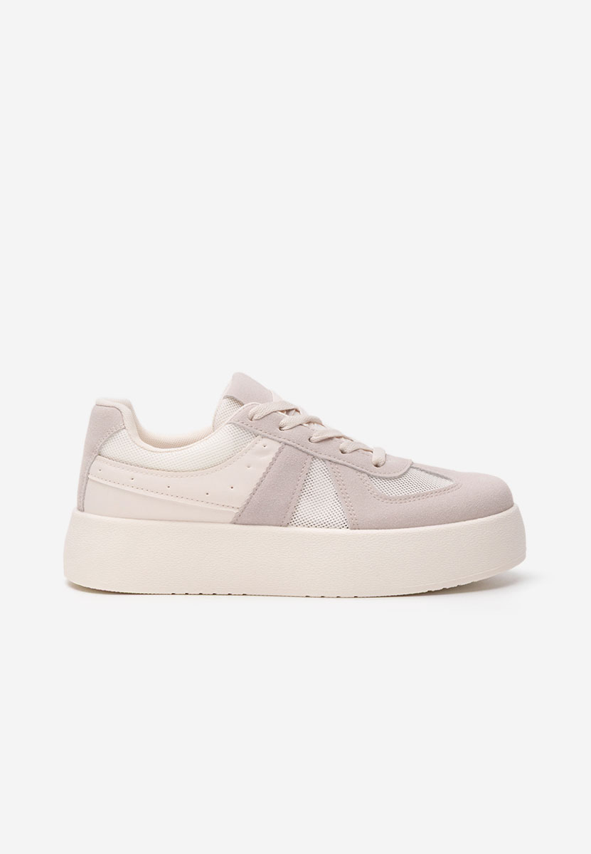 Sneakers cu platforma Fyonna bej