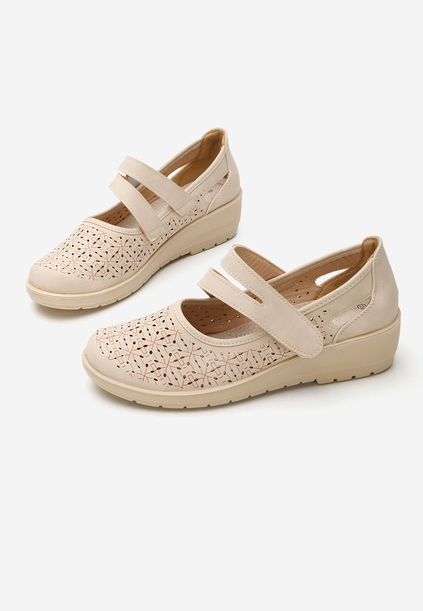 Pantofi casual dama Augustyna bej