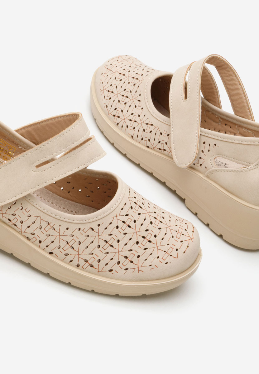 Pantofi casual dama Augustyna bej