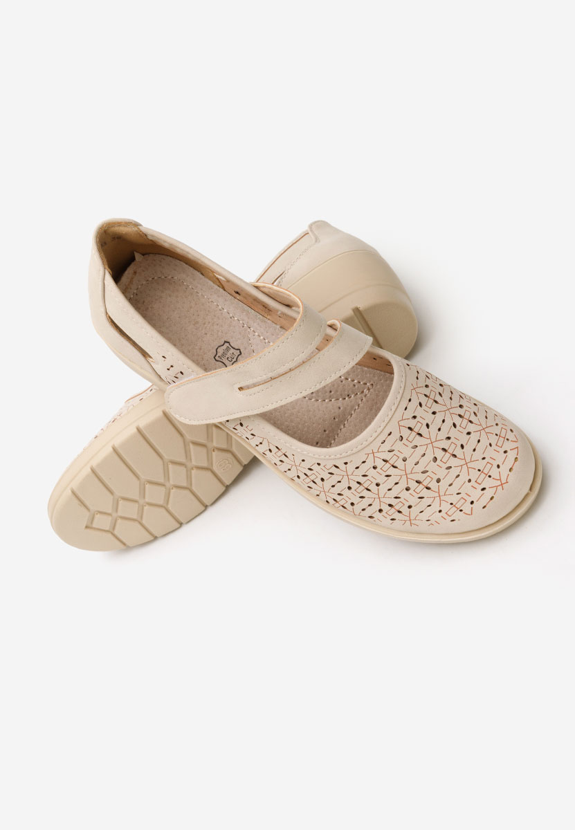 Pantofi casual dama Augustyna bej