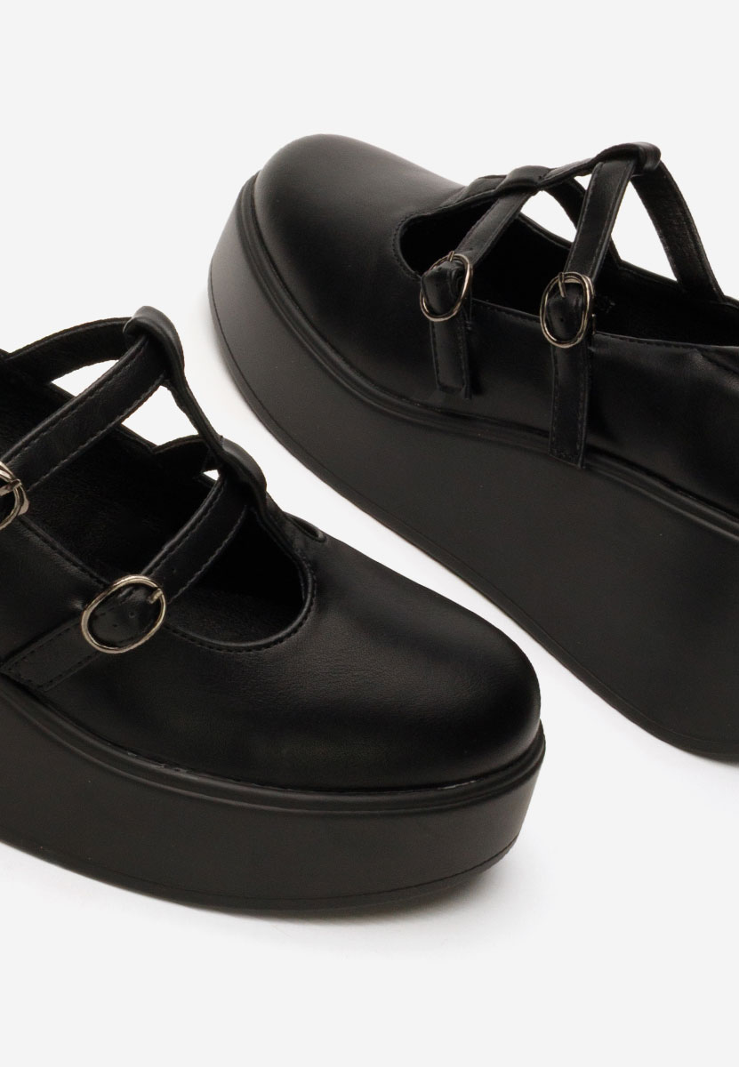 Pantofi casual cu platformă Gertude negri