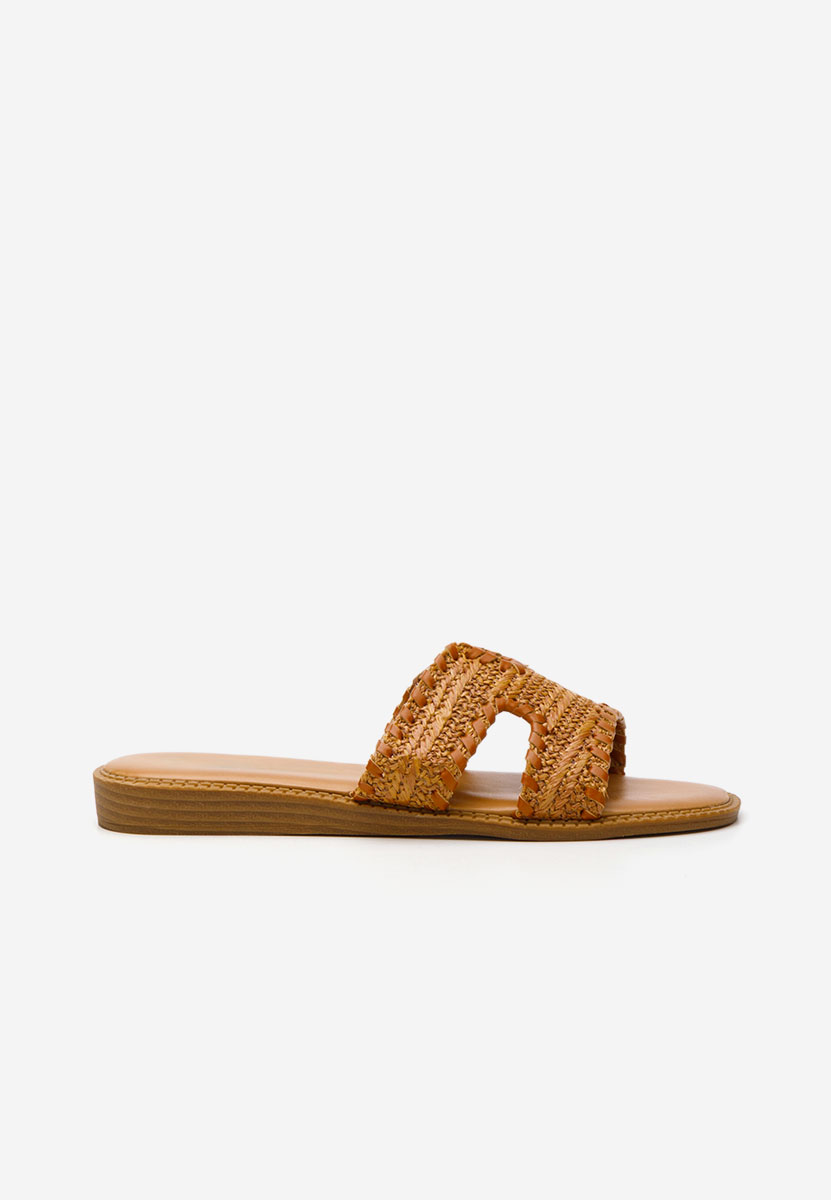 Papuci fara toc Claudya camel