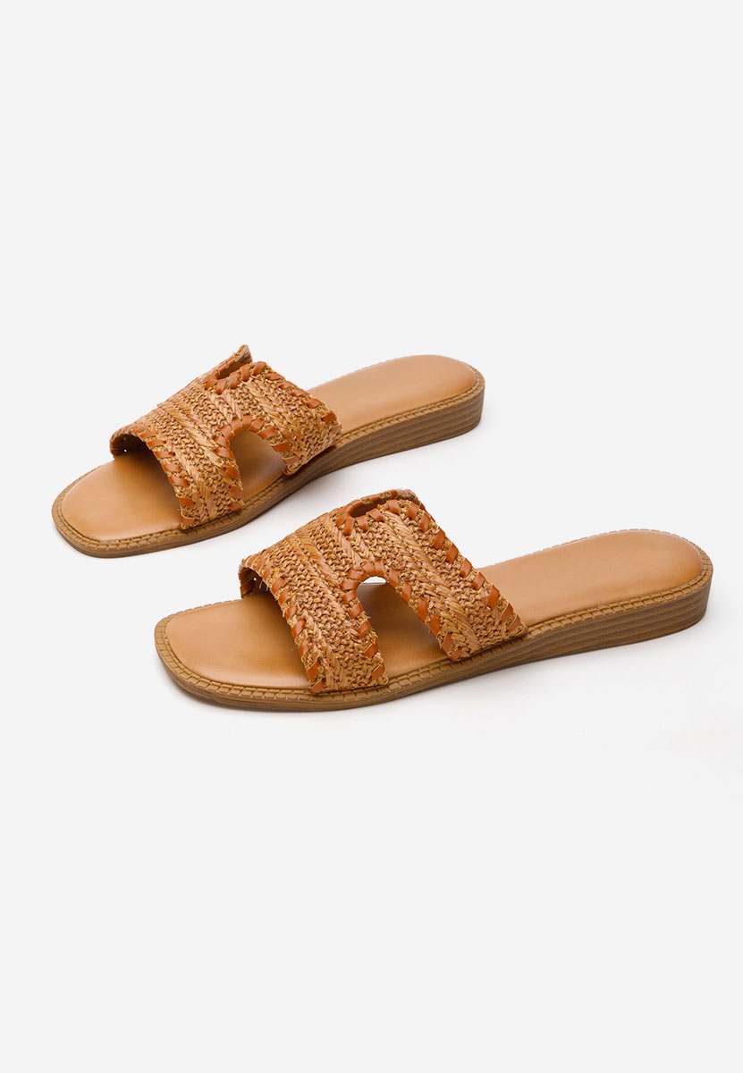 Papuci fara toc Claudya camel