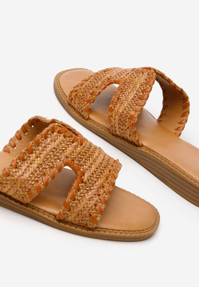Papuci fara toc Claudya camel