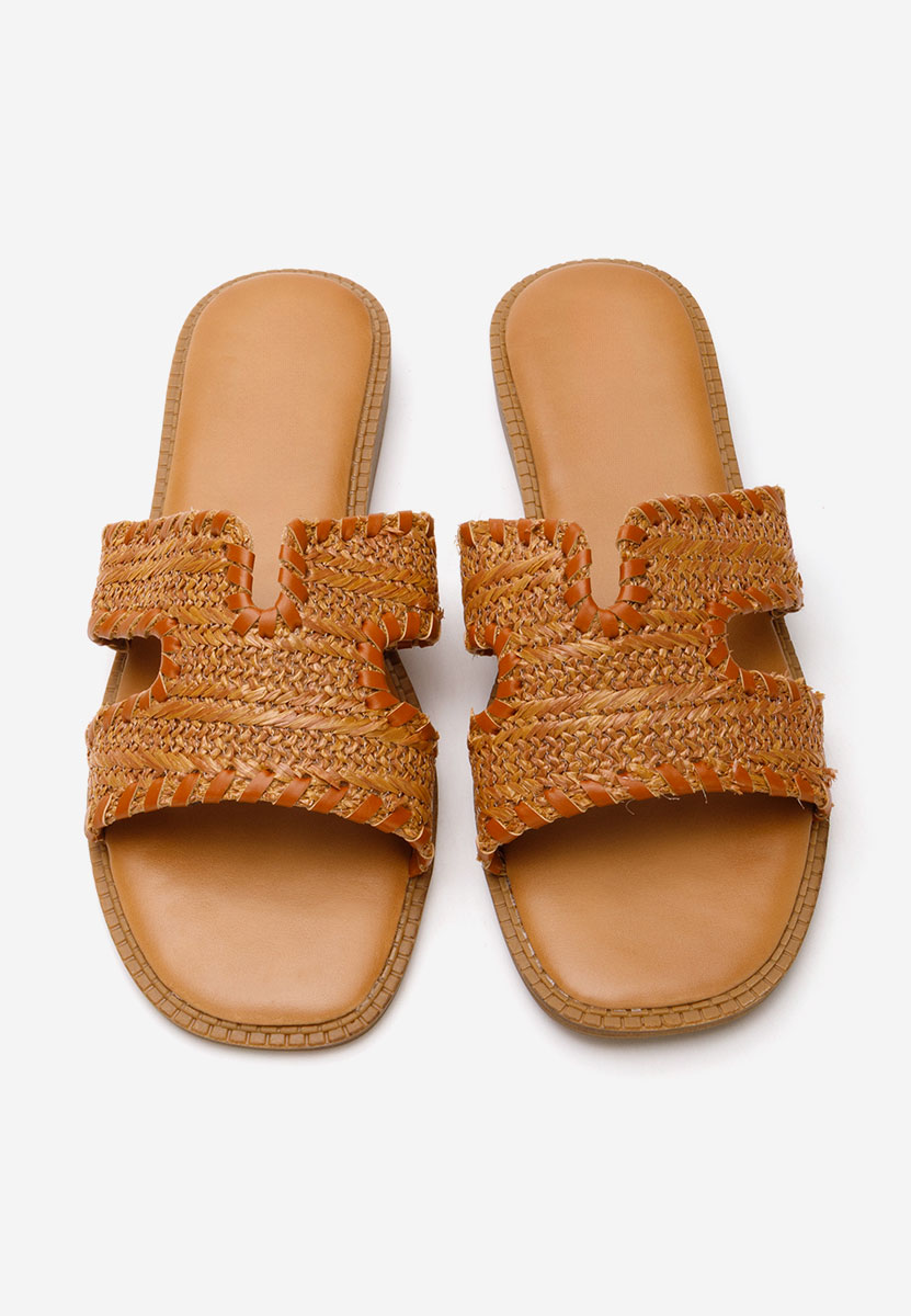 Papuci fara toc Claudya camel