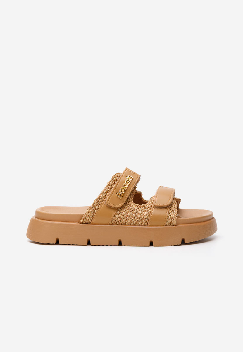 Papuci fara toc Carrisa camel