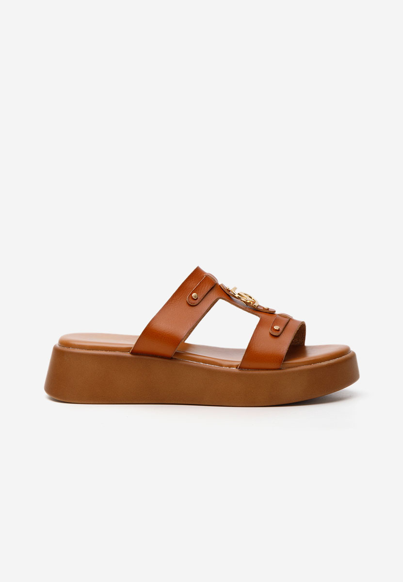 Papuci fara toc Alexandrya camel