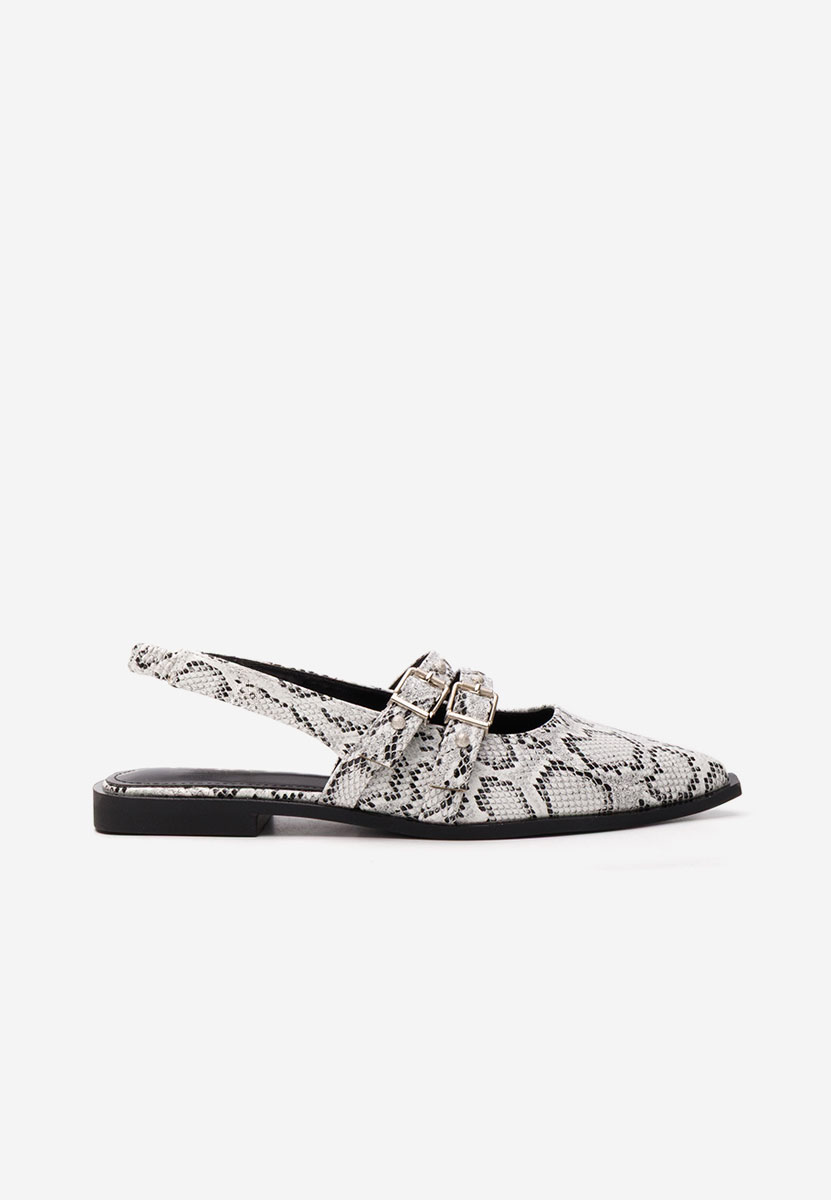 Pantofi slingback Mathylda snake
