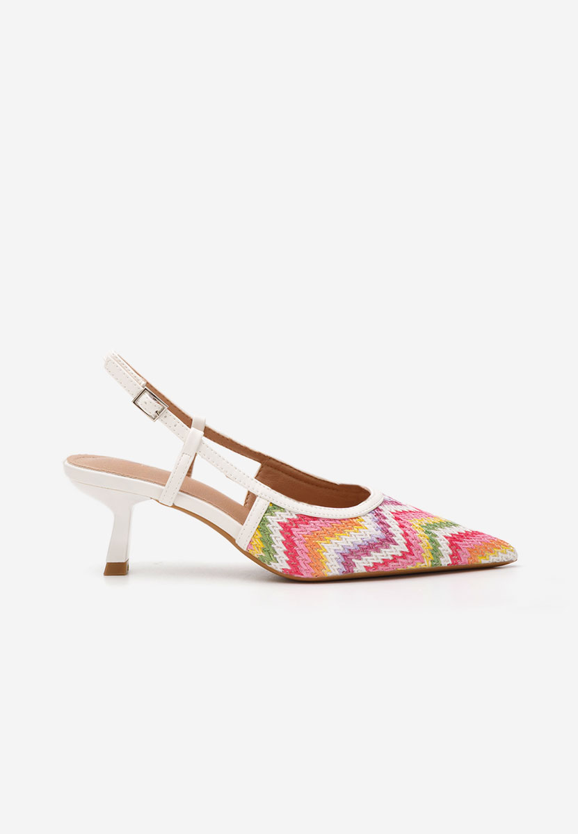 Pantofi slingback Guena multicolori