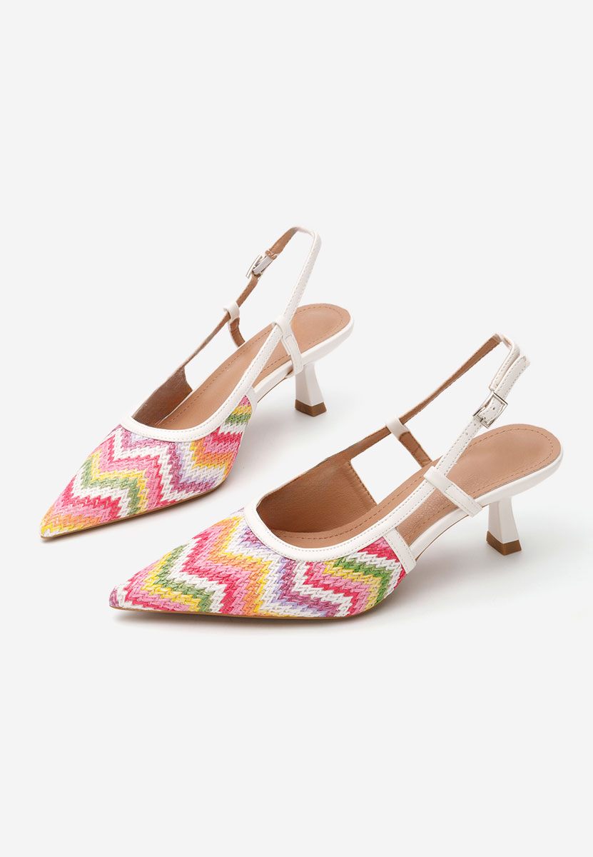 Pantofi slingback Guena multicolori