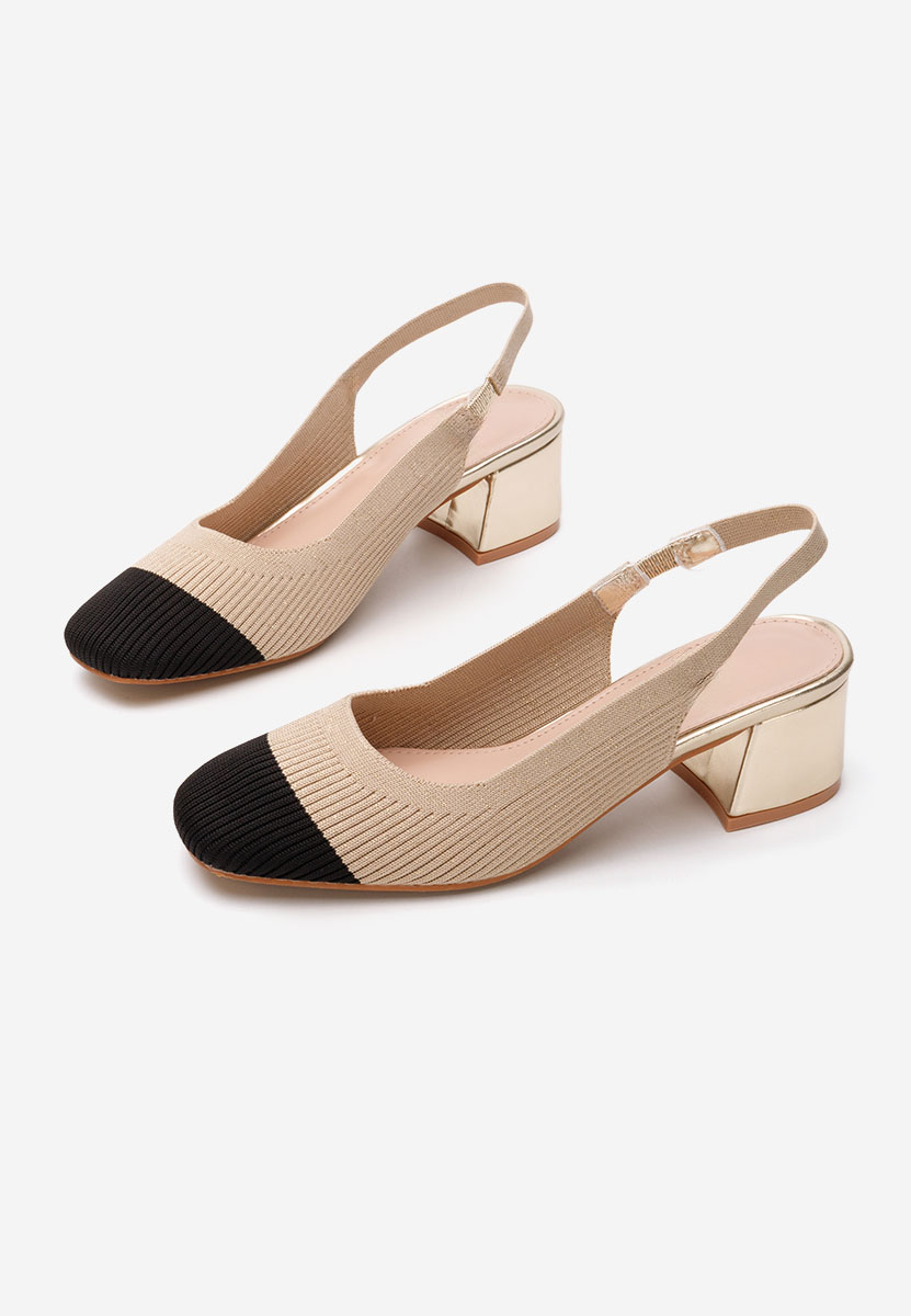 Pantofi slingback Tausya kaki