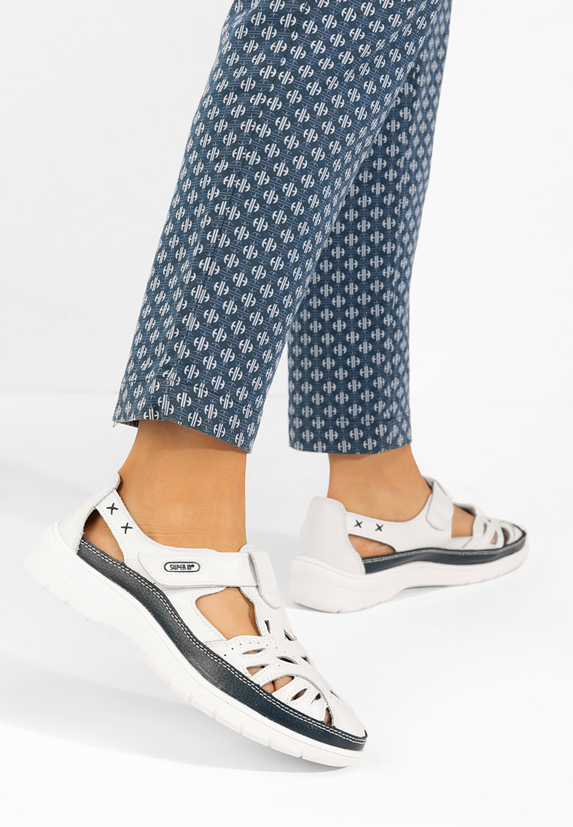 Espadrile dama Etheria albe