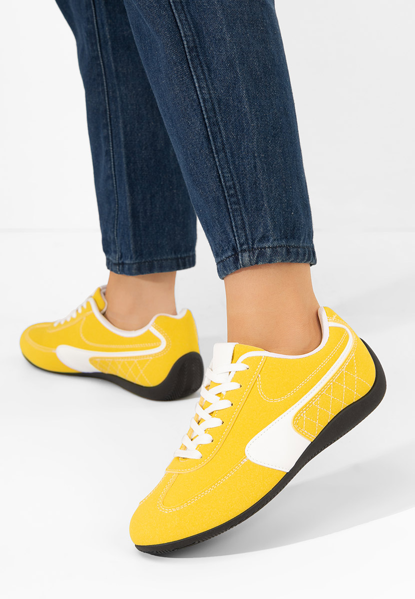 Sneakers dama Midysa galbeni