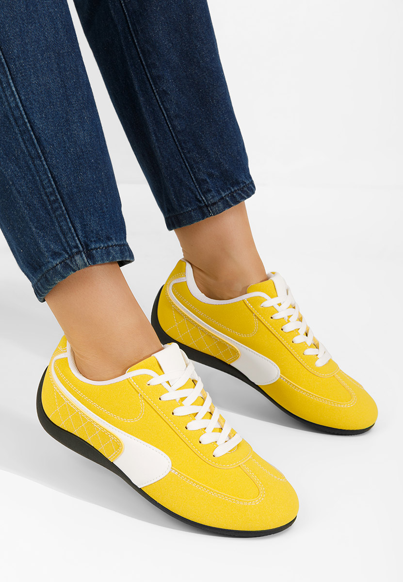 Sneakers dama Midysa galbeni