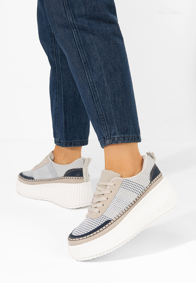 Sneakers cu platformă Tamylsa albastri
