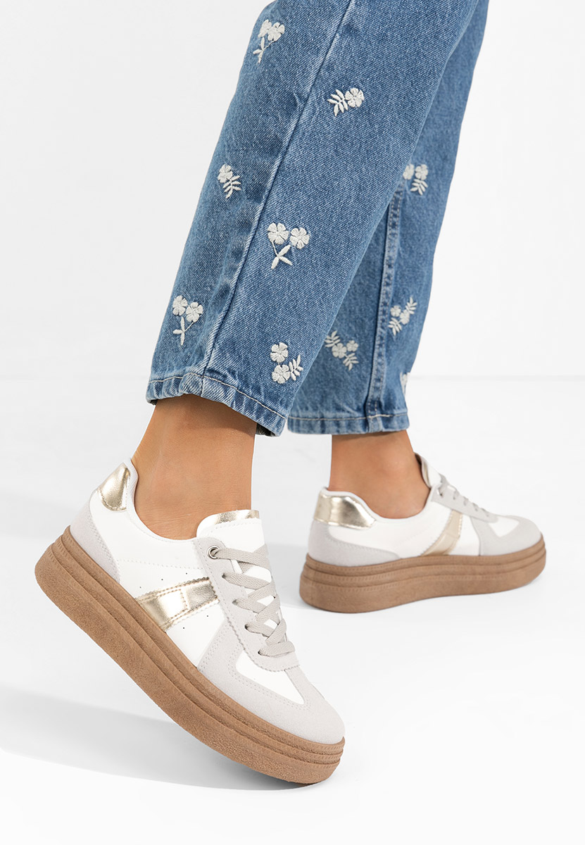 Sneakers dama Celestine albi