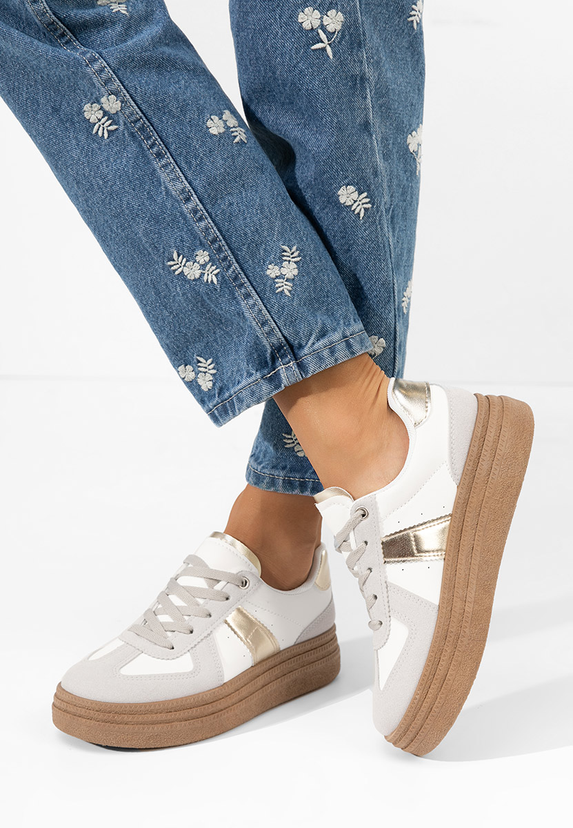 Sneakers dama Celestine albi