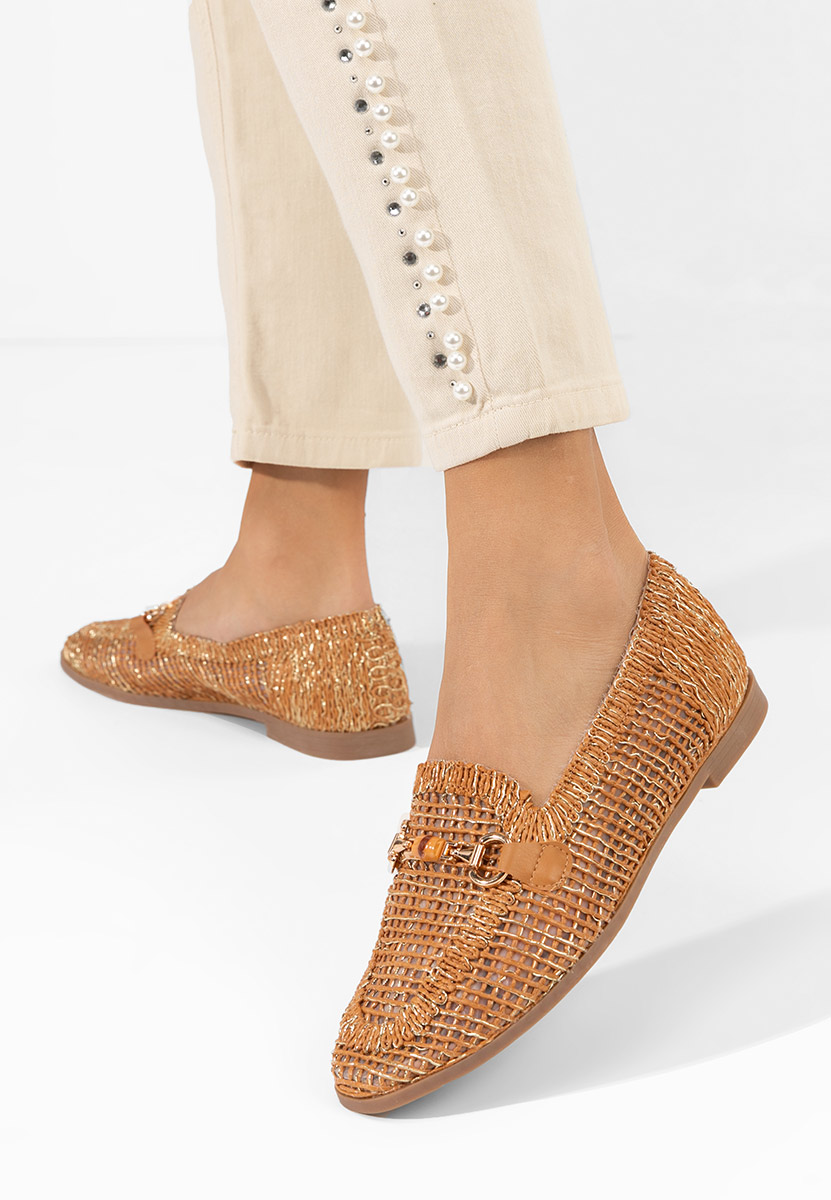 Mocasini dama Jayna camel Mocasini dama Jayna camel