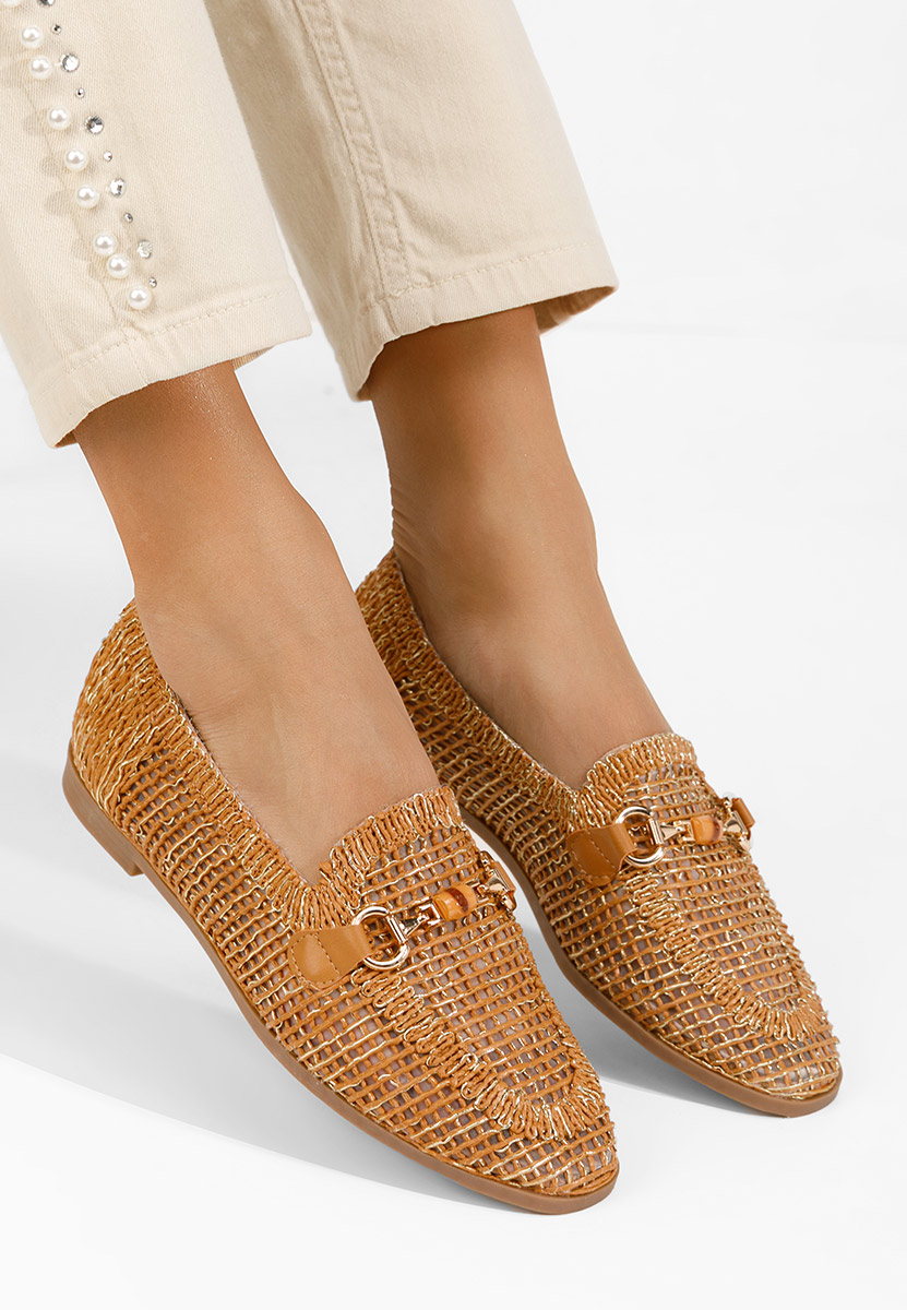 Mocasini dama Jayna camel Mocasini dama Jayna camel