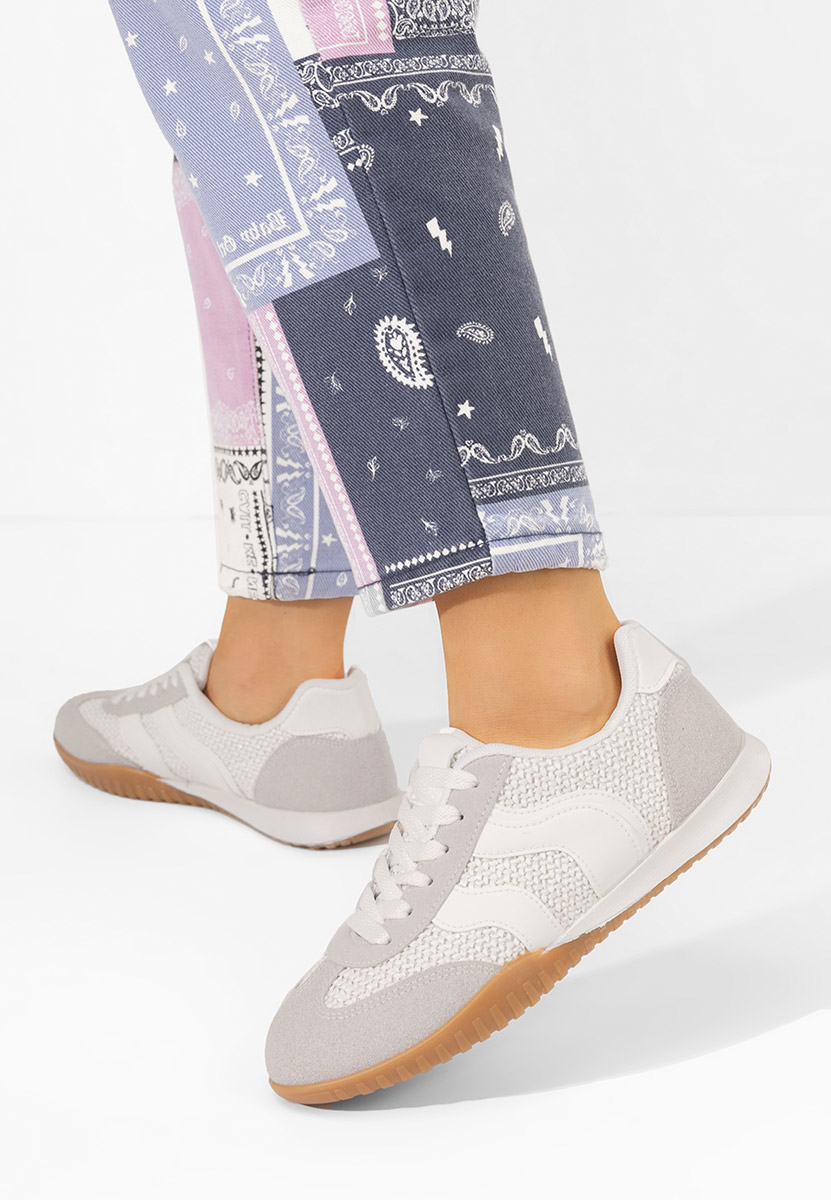 Sneakers dama Victorina V2 albi
