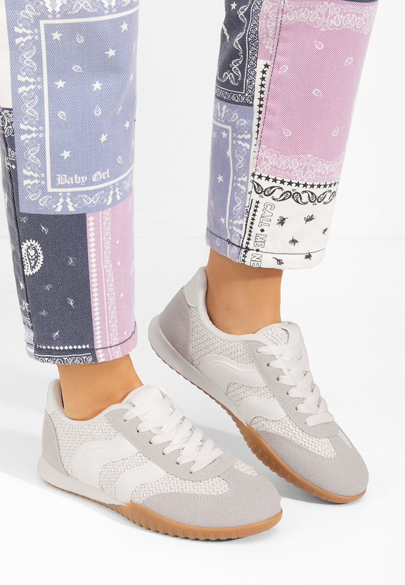 Sneakers dama Victorina V2 albi
