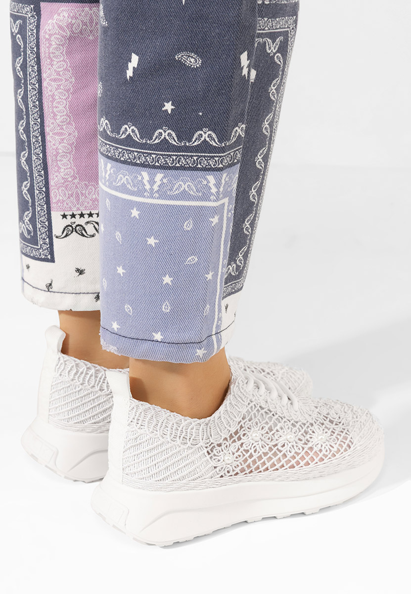 Sneakers dama Lavinya albi