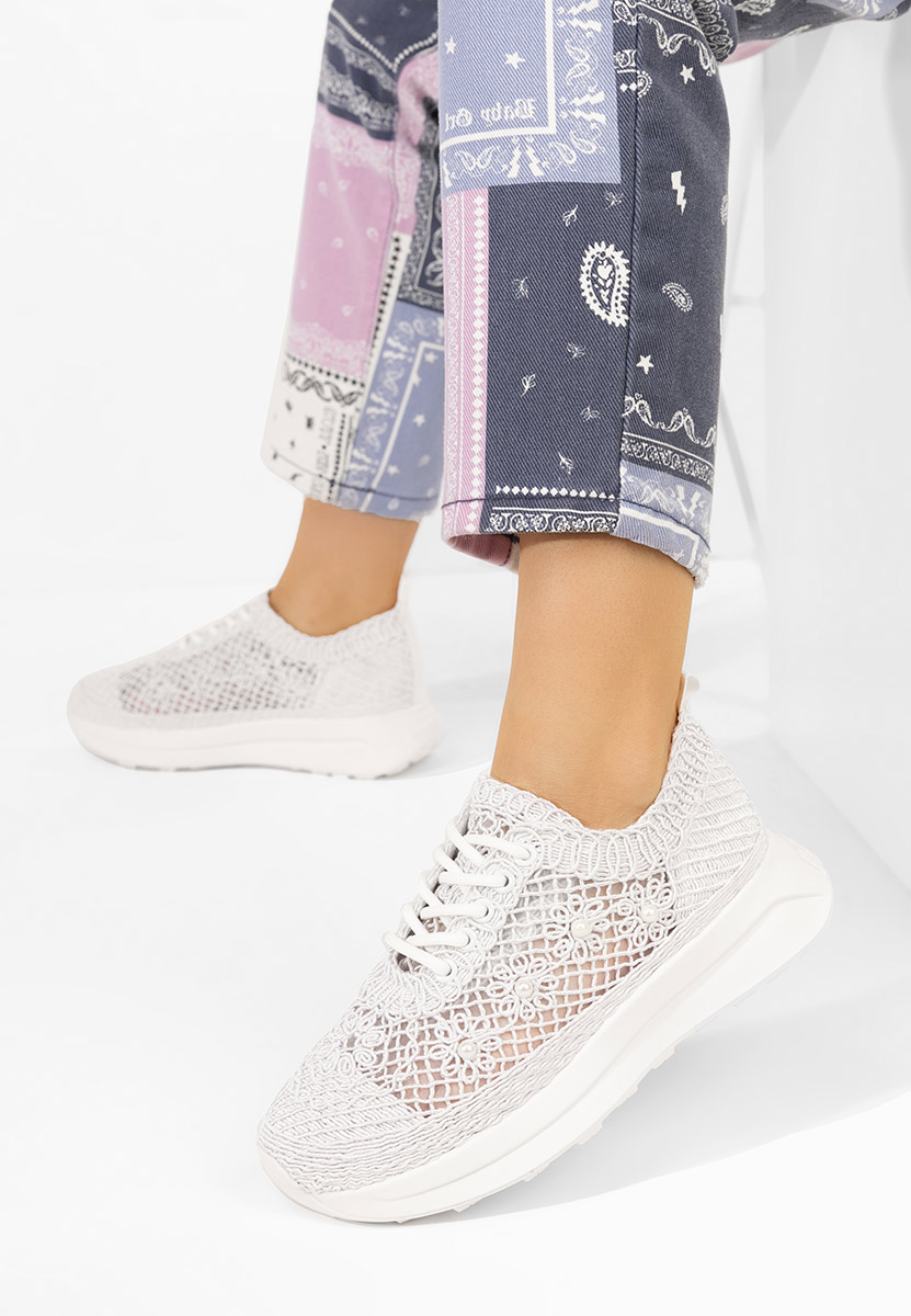 Sneakers dama Lavinya albi