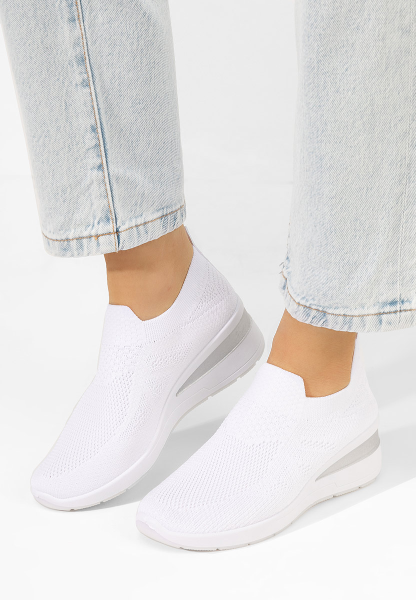 Tenisi Slip-On Tresty albi