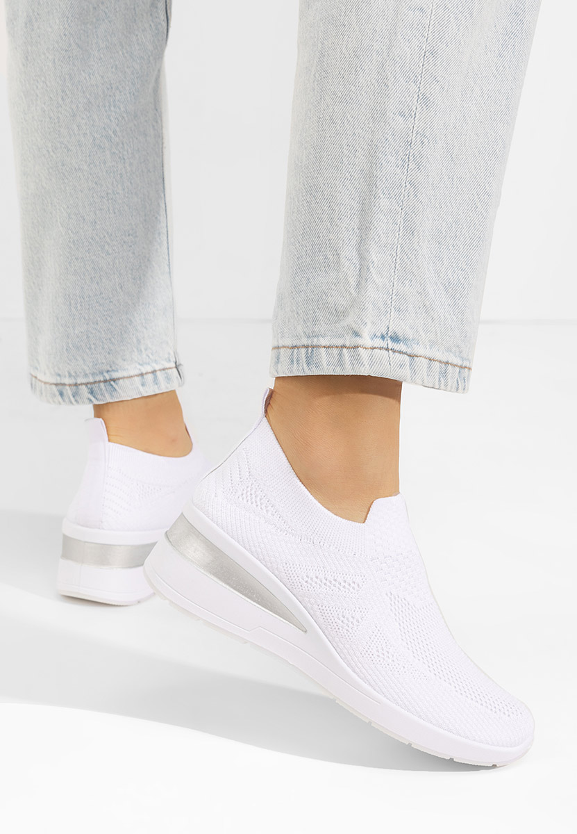 Tenisi Slip-On Tresty albi