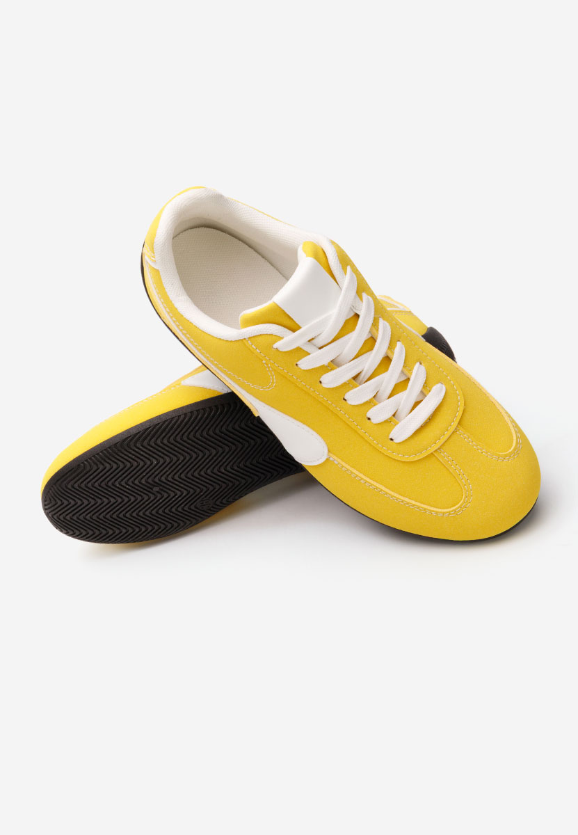 Sneakers dama Midysa galbeni
