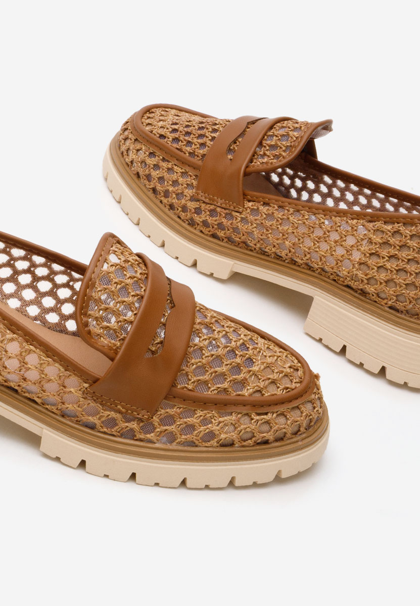Mocasini de vara dama Maryjanne camel