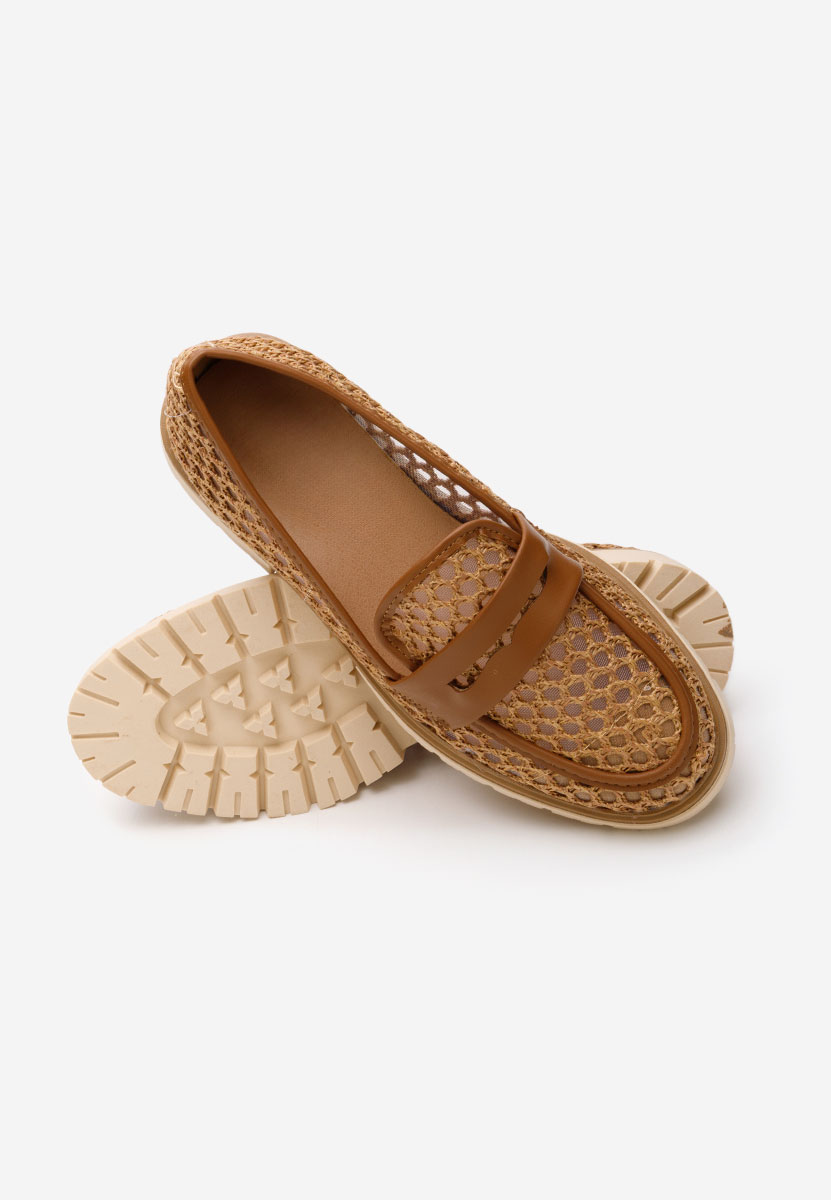 Mocasini de vara dama Maryjanne camel