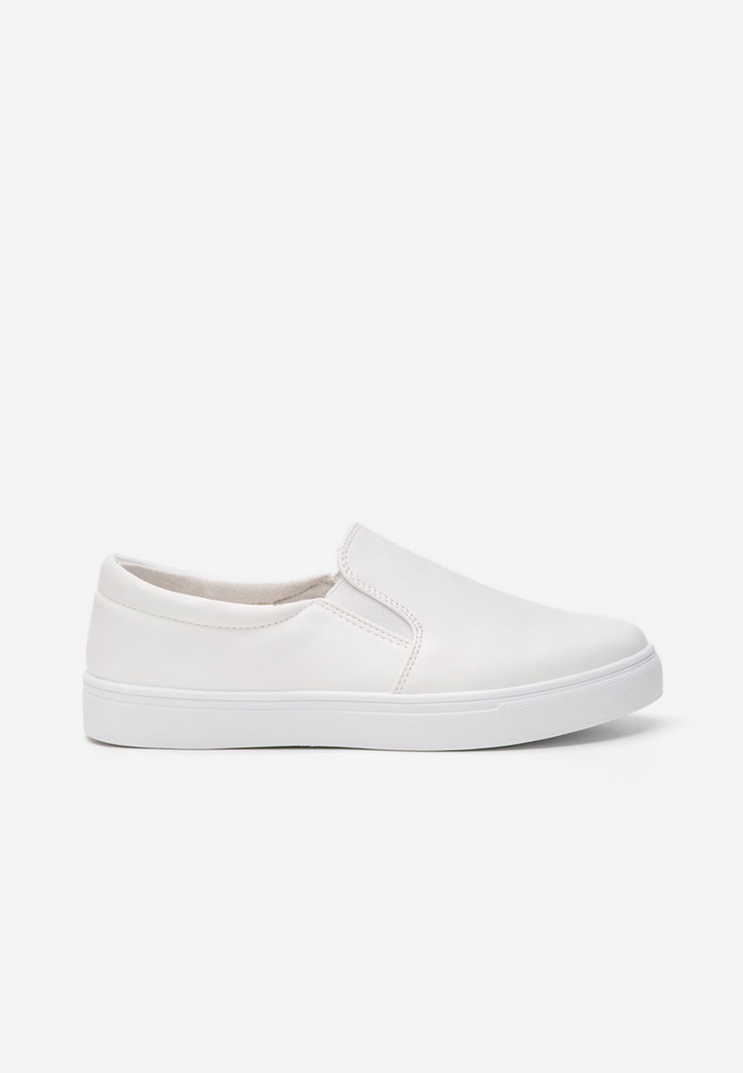 Pantofi casual dama Elymonsa albi