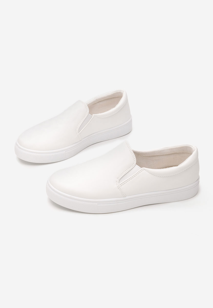 Pantofi casual dama Elymonsa albi
