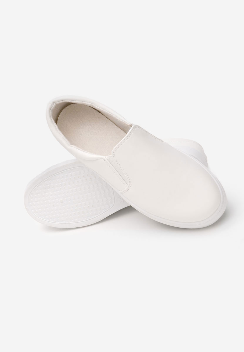 Pantofi casual dama Elymonsa albi